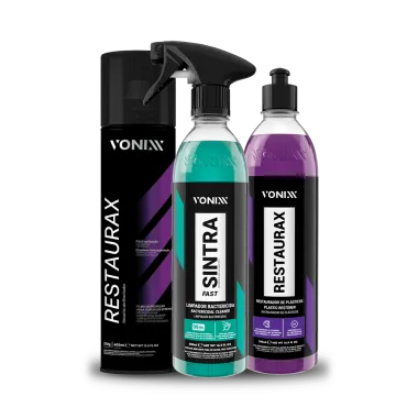 Kit Limpeza e Restauração de Plásticos